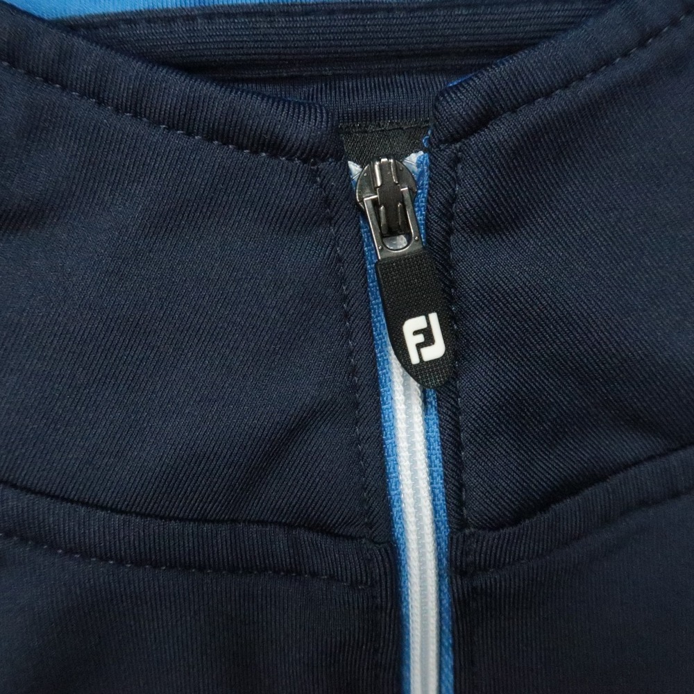 FootJoy Pullover Men Extra Large Blue Performance Half Zip Athletic Stretch Golf - Picture 3 of 10